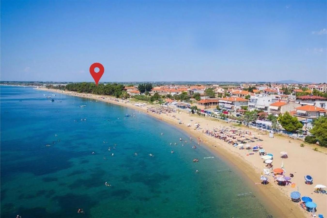 Pine Beach Holiday Home 2 Bedrooms 50 Meters To The Beach Kalyves Polygyrou Exteriér fotografie