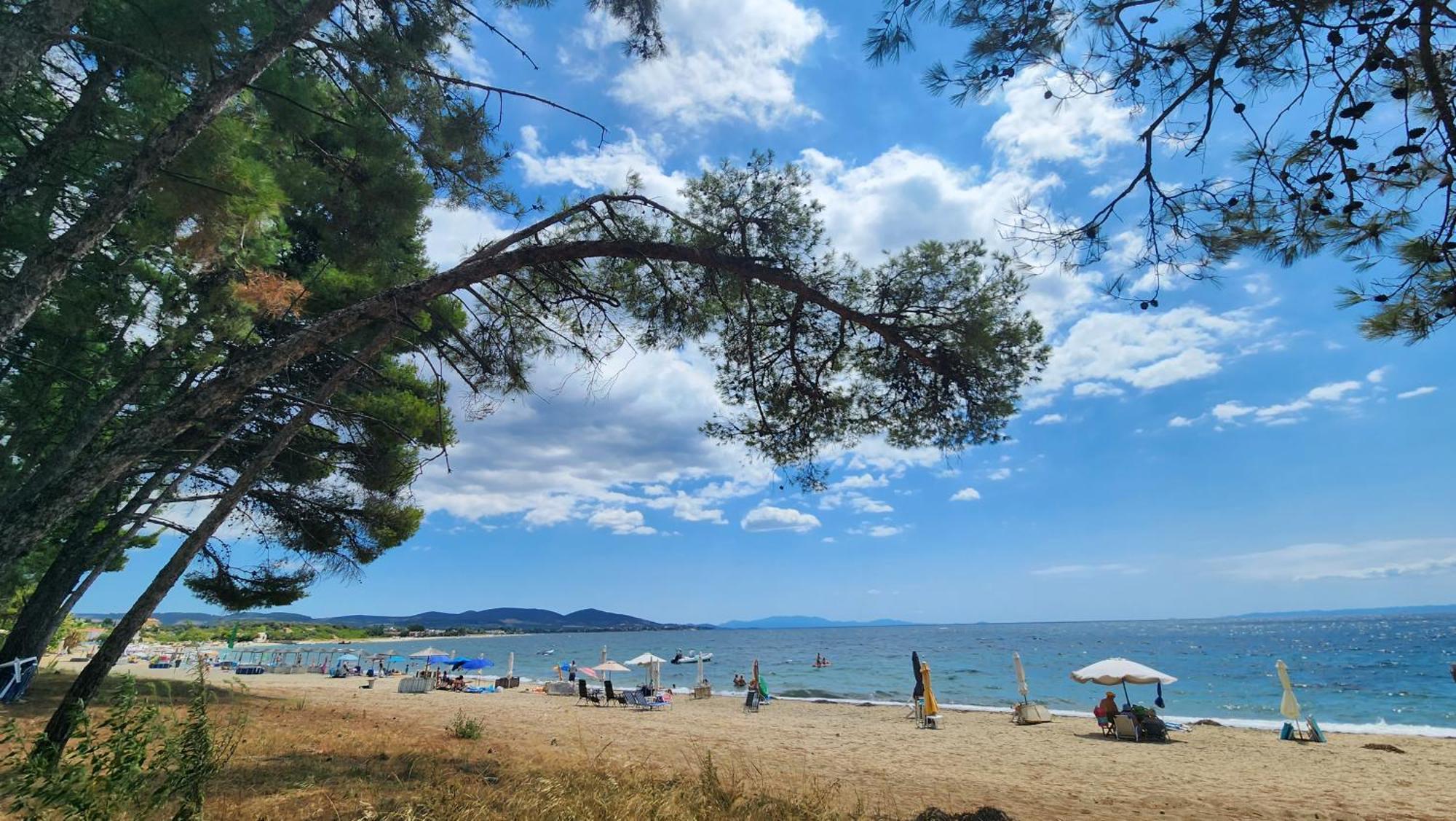 Pine Beach Holiday Home 2 Bedrooms 50 Meters To The Beach Kalyves Polygyrou Exteriér fotografie
